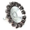 ČETKA ČELIČNA 75MM RAVNA UPLETENA WOMAX 0103873