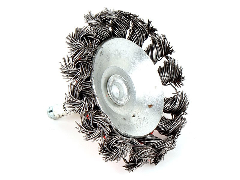ČETKA ČELIČNA 75MM RAVNA UPLETENA WOMAX 0103873