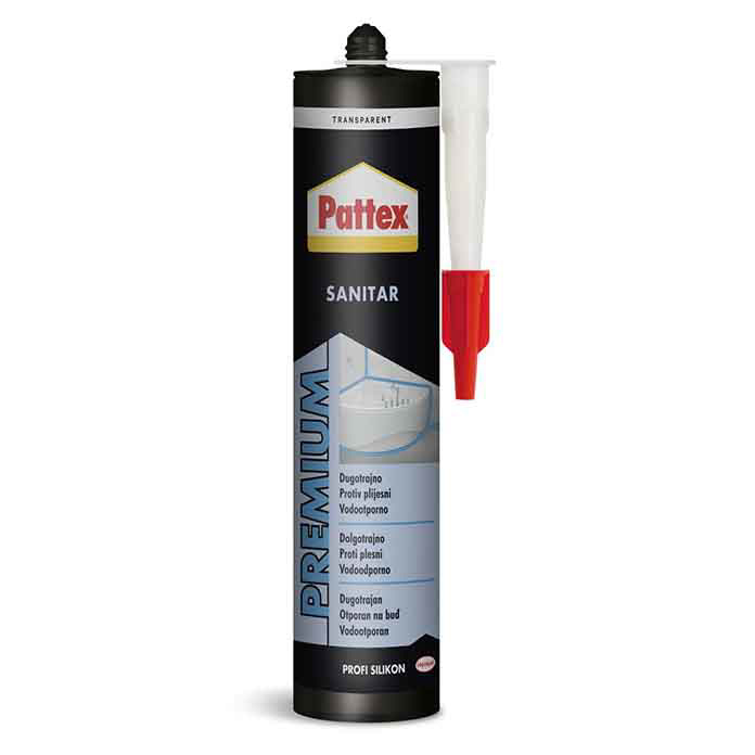 PATTEX SANITARY TRANSPARENT 280ML