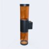 M915 C IP54 A60 ZIDNA BAŠTENSKA LAMPA CRNA + AMBER