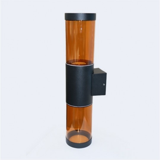 M915 C IP54 A60 ZIDNA BAŠTENSKA LAMPA CRNA + AMBER