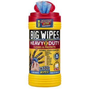 Big Wipes Heavy Duty univerzalne vlažne maramice 100 komada u žutoj kanti