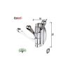 KUKA ZA KAPUT I ŠEŠIR V50  50X90MM