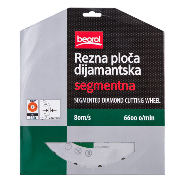 DIJAMANT PLOČA 125 SEGMENTNA BEOROL