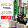 Beorol Pur Pena Niskoekspandirajuća Pištoljska 750ml – Paket 12 kom + 6 pari Rukavica GRATIS